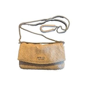 SORIAL NY Snakeskin style Embossed Suede Leather Bag Purse With Chain Strap